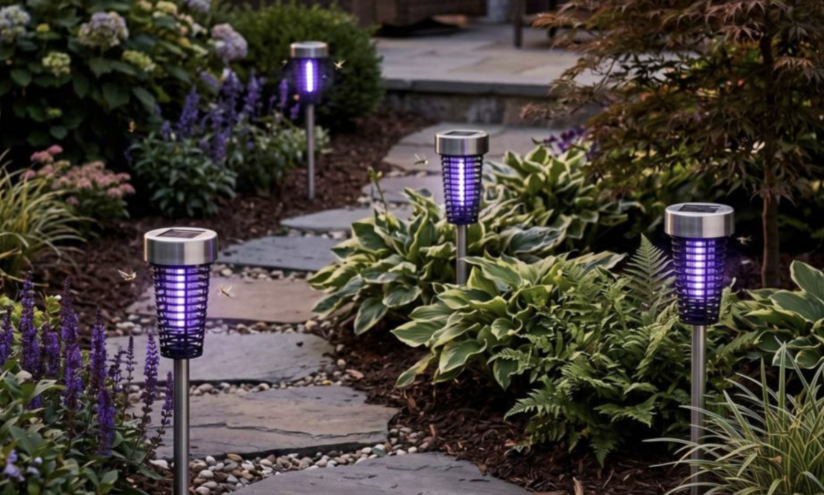 Solar Bug Zapper Lights
